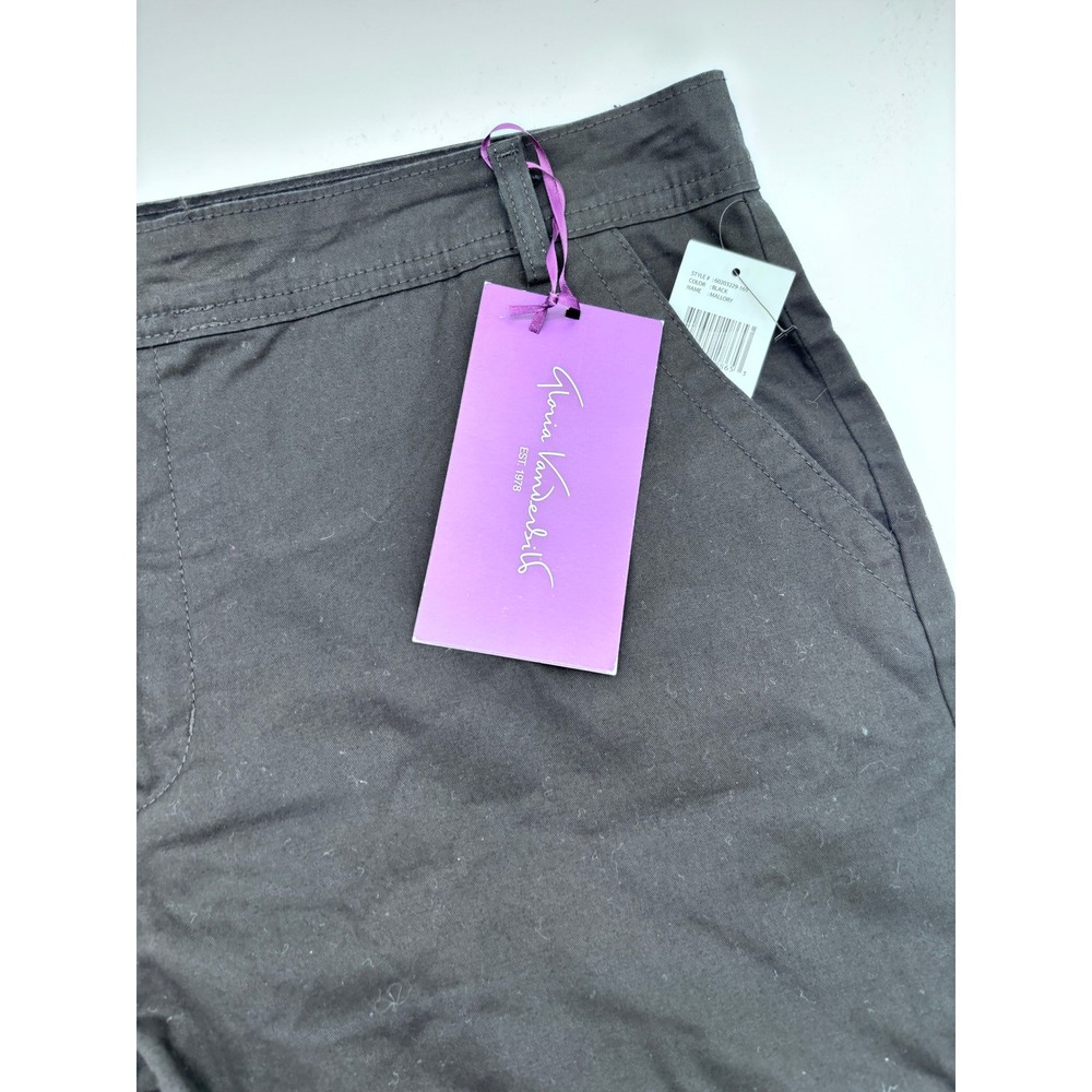 Gloria‎ Vanderbilt Womens Black Straight Leg Pants Size 16 - Picture 7 of 9